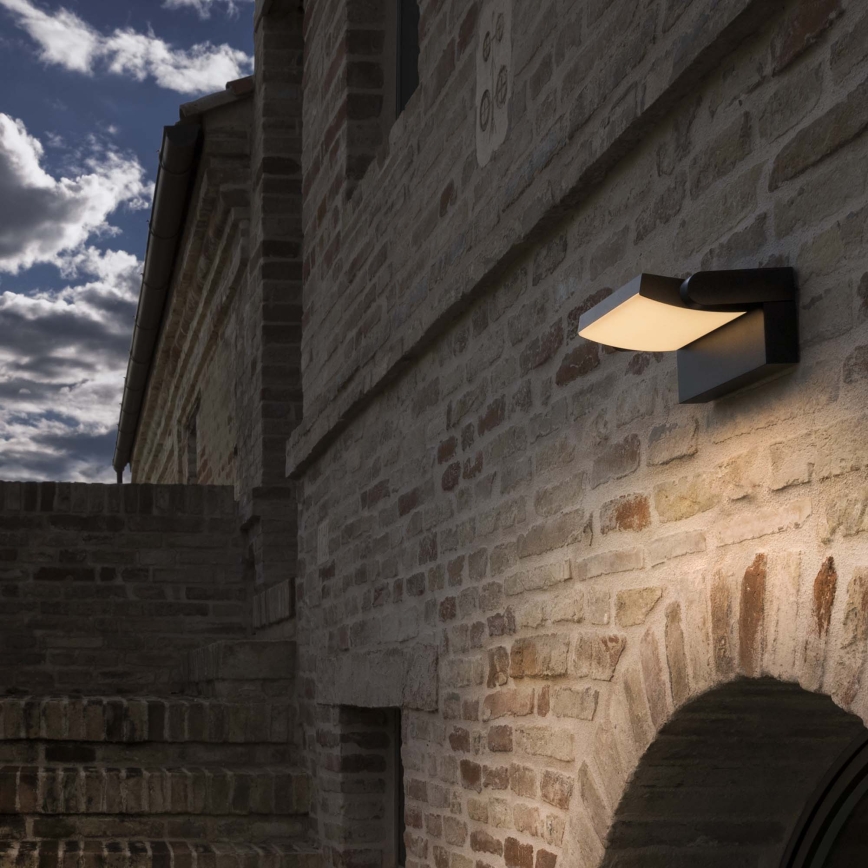 Ideal Lux - LED Zunanja stenska svetilka SWIPE LED/21W/230V CRI 90 IP54 antracit