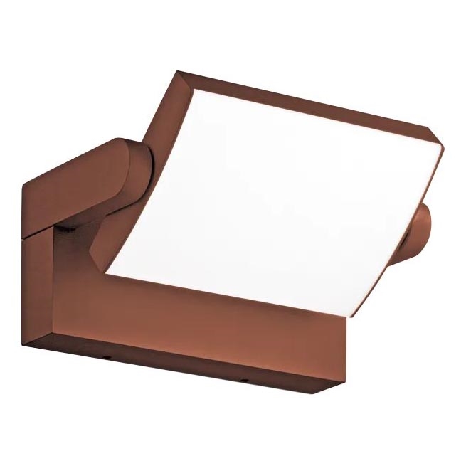 Ideal Lux - LED Zunanja stenska svetilka SWIPE LED/21W/230V CRI 90 IP54 rjava