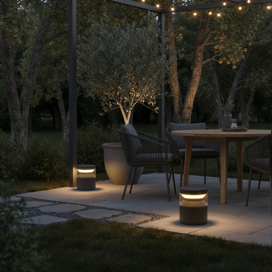 Ideal Lux - LED Zunanja svetilka BOEING LED/14W/230V 15 cm CRI 90 IP65 črna