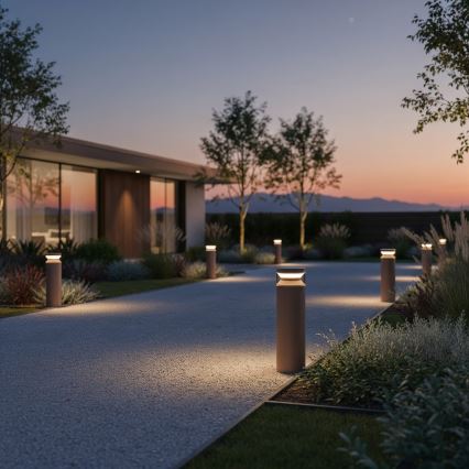 Ideal Lux - LED Zunanja svetilka BOEING LED/14W/230V 40 cm CRI 90 IP65 rjava