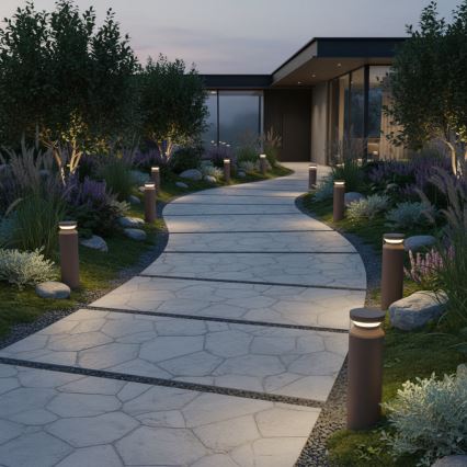 Ideal Lux - LED Zunanja svetilka BOEING LED/14W/230V 40 cm CRI 90 IP65 rjava