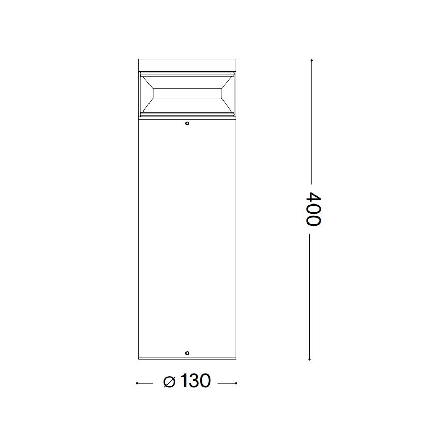 Ideal Lux - LED Zunanja svetilka BOEING LED/14W/230V 40 cm CRI 90 IP65 rjava
