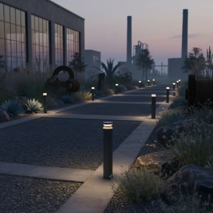 Ideal Lux - LED Zunanja svetilka BOEING LED/14W/230V pr. 70 cm CRI 90 IP65 črna