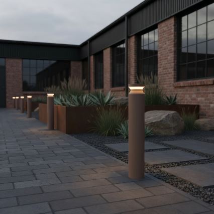 Ideal Lux - LED Zunanja svetilka BOEING LED/14W/230V pr. 70 cm CRI 90 IP65 rjava