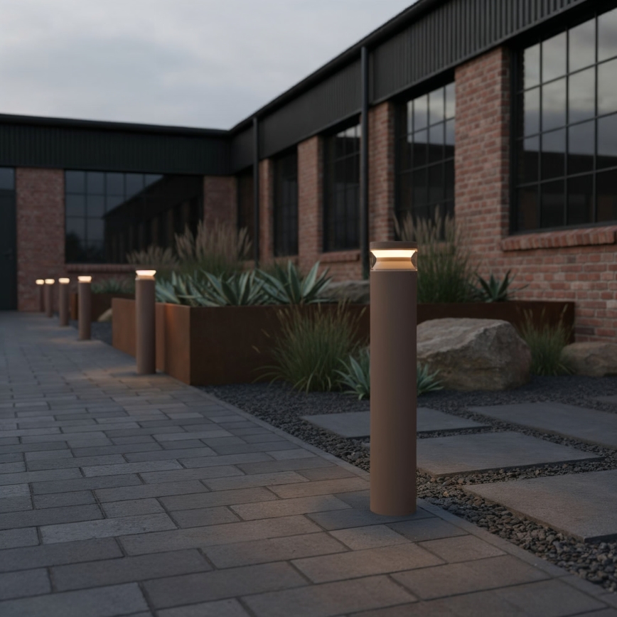 Ideal Lux - LED Zunanja svetilka BOEING LED/14W/230V pr. 70 cm CRI 90 IP65 rjava