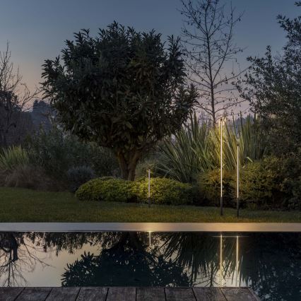 Ideal Lux - LED zunanja svetilka JEDI LED/12W/230V 80 cm CRI 90 IP65 antracitna