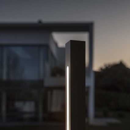 Ideal Lux - LED Zunanja svetilka JEDI LED/19W/230V 120 cm CRI 90 IP65 antracitna