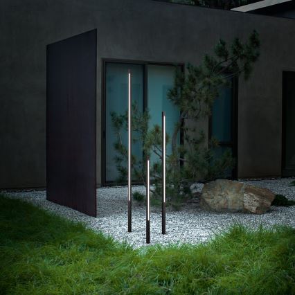 Ideal Lux - LED zunanja svetilka JEDI LED/19W/230V 120 cm CRI 90 IP65 rjava