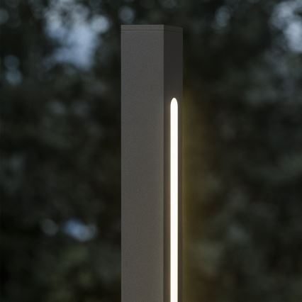 Ideal Lux - LED zunanja svetilka JEDI LED/25W/230V 160 cm CRI 90 IP65 antracit