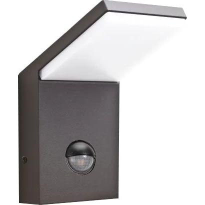 Ideal Lux - LED Zunanja svetilka s senzorjem STYLE LED/9W/230V 4000K CRI 90 IP54 antracit