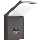 Ideal Lux - LED Zunanja svetilka s senzorjem STYLE LED/9W/230V 4000K CRI 90 IP54 antracit