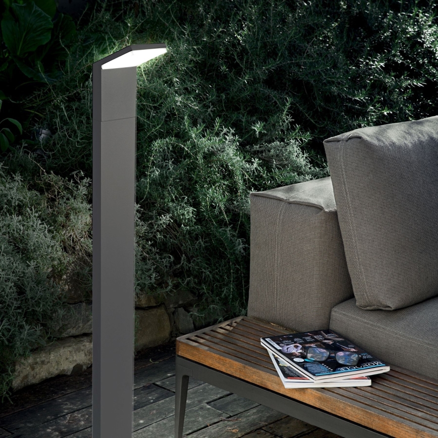 Ideal Lux - LED Zunanja svetilka STYLE LED/8,5W/230V 4000K 100 cm CRI 90 IP54 antracit