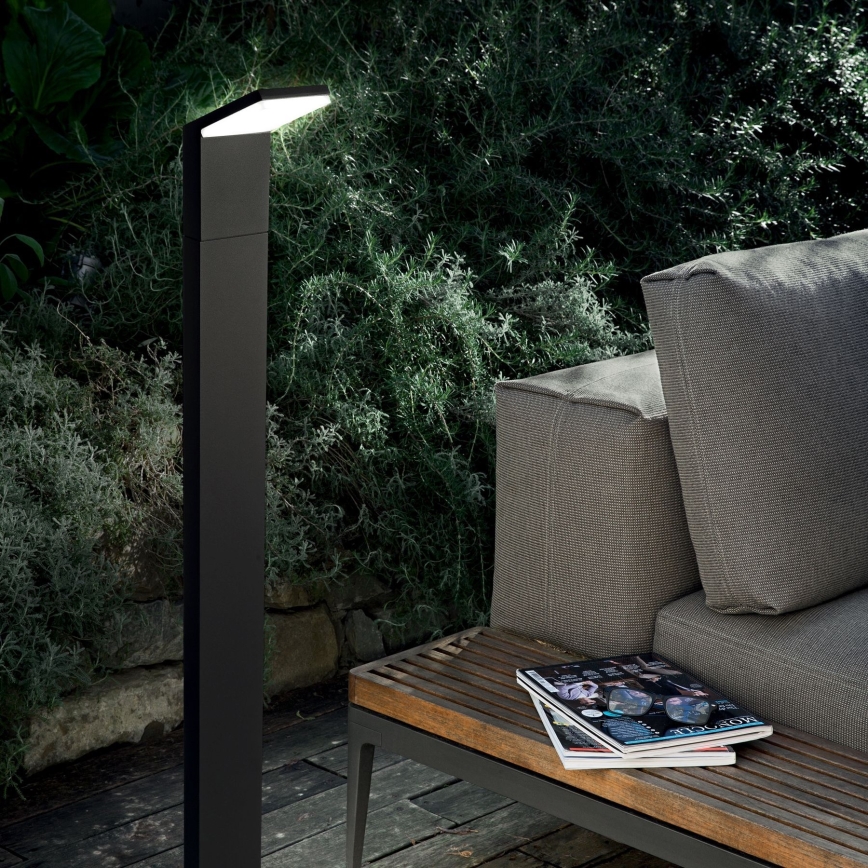 Ideal Lux- LED Zunanja svetilka STYLE LED/8,5W/230V 4000K 100 cm CRI 90 IP54 črna