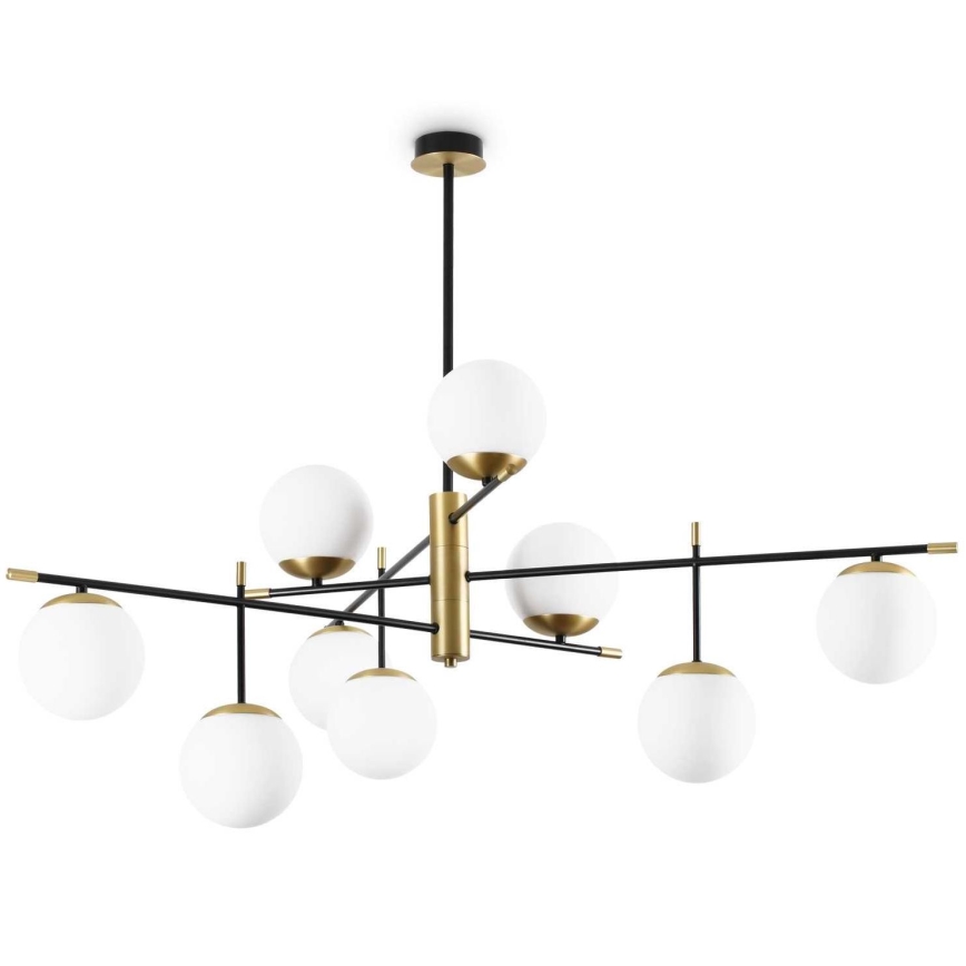 Ideal Lux - Lestenec na drogu GOURMET 9xE14/28W/230V pr. 131,5 cm zlata