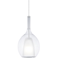 Ideal Lux - Lestenec na kablu KALIQUE 1xE27/42W/230V, premer 18 cm, prozoren