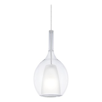 Ideal Lux - Lestenec na kablu KALIQUE 1xE27/42W/230V, premer 18 cm, prozoren