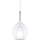 Ideal Lux - Lestenec na kablu KALIQUE 1xE27/42W/230V, premer 18 cm, prozoren