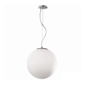 Ideal Lux - Lestenec na kablu MAPA 1xE27/42W/230V, premer 20 cm, bela
