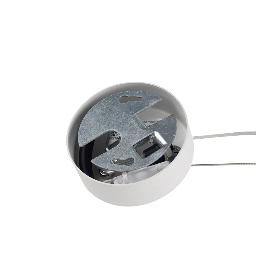 Ideal Lux - Lestenec na kablu MAPA 1xE27/42W/230V premer 50 cm, bela