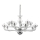 Ideal Lux - Lestenec na verigi CASANOVA 16xE14/40W/230V pr. 120 cm prozorna