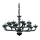 Ideal Lux - Lestenec na verigi CASANOVA 16xE14/40W/230V pr. 120 cm siva