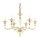 Ideal Lux - Lestenec na verigi DANIELI 6xE14/40W/230V pr. 85 cm medenina