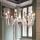 Ideal Lux - Lestenec na verigi DOGE 12xE14/40W/230V pr. 91 cm sijajni krom