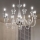 Ideal Lux - Lestenec na verigi DOGE 9xE14/40W/230V pr. 75 cm sijajni krom