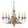 Ideal Lux - Lestenec na verigi FIRENZE 8xE14/40W/230V pr. 64 cm zlata