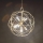 Ideal Lux - Lestenec na verigi KONSE 7xE27/60W/230V premer 80 cm v zlati barvi