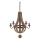 Ideal Lux - Lestenec na verigi MILLENNIUM 5xE14/40W/230V pr. 52 cm Breza/rjava