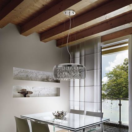 Ideal Lux - Lestenec na vrvici AUDI 5xG9/40W/230V dimna