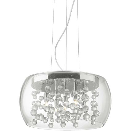 Ideal Lux - Lestenec na vrvici AUDI 5xG9/40W/230V prozorna