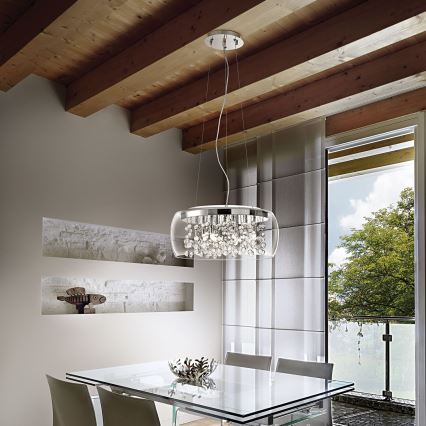 Ideal Lux - Lestenec na vrvici AUDI 8xG9/40W/230V pr. 50 cm