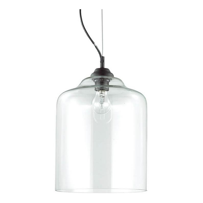 Ideal Lux - Lestenec na vrvici BISTRO 1xE27/60W/230V pr. 24 cm prozorna