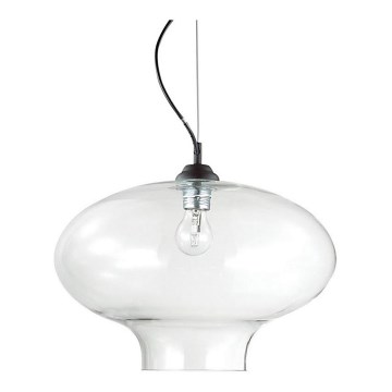 Ideal Lux - Lestenec na vrvici BISTRO 1xE27/60W/230V pr. 40 cm prozorna