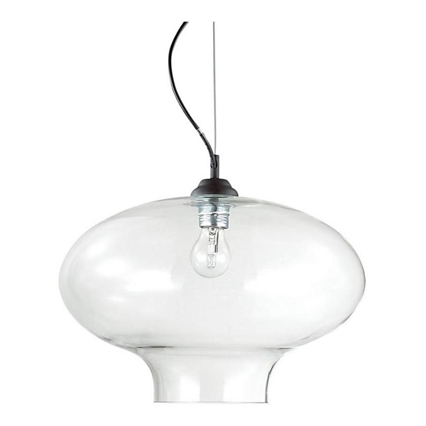 Ideal Lux - Lestenec na vrvici BISTRO 1xE27/60W/230V pr. 40 cm prozorna