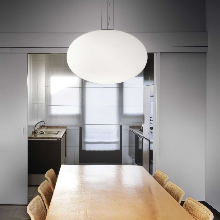 Ideal Lux - Lestenec na vrvici CANDY 1xE27/42W/230V pr. 40 cm bela