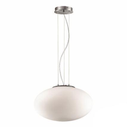 Ideal Lux - Lestenec na vrvici CANDY 1xE27/42W/230V pr. 40 cm bela