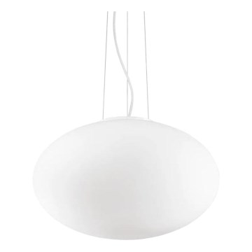Ideal Lux - Lestenec na vrvici CANDY 1xE27/42W/230V pr. 50 cm bela