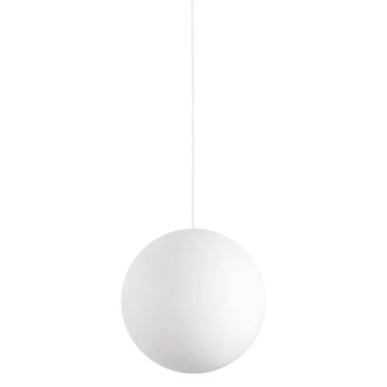 Ideal Lux - Lestenec na vrvici CARTA 1xE27/25W/230V pr. 30 cm bela