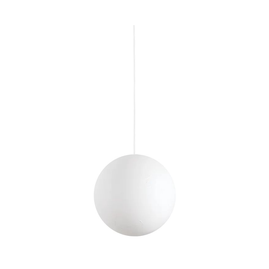 Ideal Lux - Lestenec na vrvici CARTA 1xE27/25W/230V pr. 30 cm bela