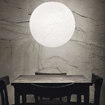 Ideal Lux - Lestenec na vrvici CARTA 1xE27/25W/230V pr. 50 cm bela