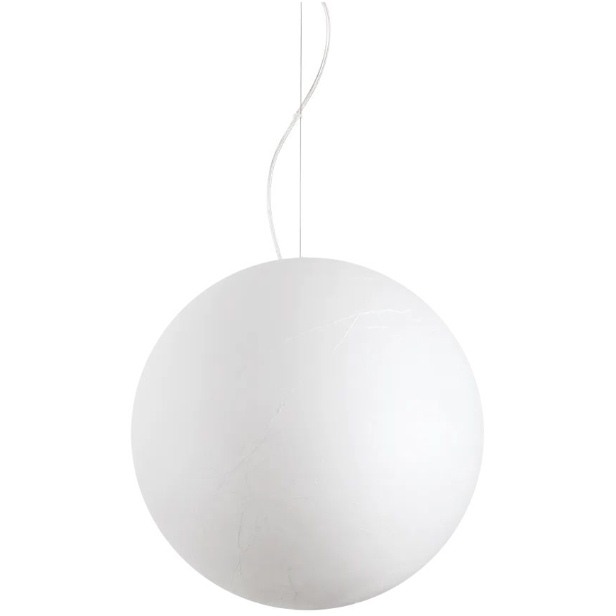 Ideal Lux - Lestenec na vrvici CARTA 1xE27/25W/230V pr. 50 cm bela