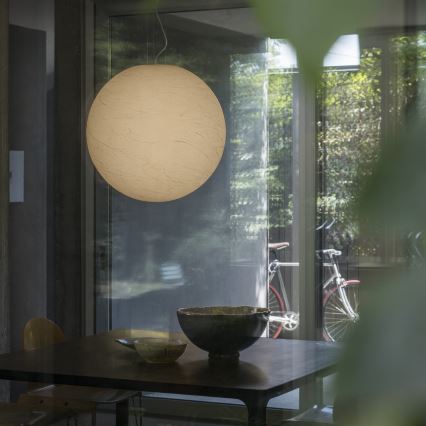 Ideal Lux - Lestenec na vrvici CARTA 1xE27/25W/230V pr. 50 cm bela