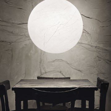 Ideal Lux - Lestenec na vrvici CARTA 1xE27/60W/230V pr. 60 cm bela