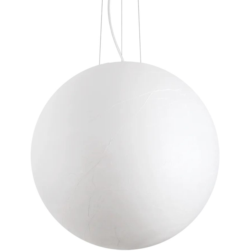 Ideal Lux - Lestenec na vrvici CARTA 1xE27/60W/230V pr. 60 cm bela