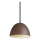 Ideal Lux - Lestenec na vrvici FOLK 1xE27/60W/230V pr. 18 cm rjava