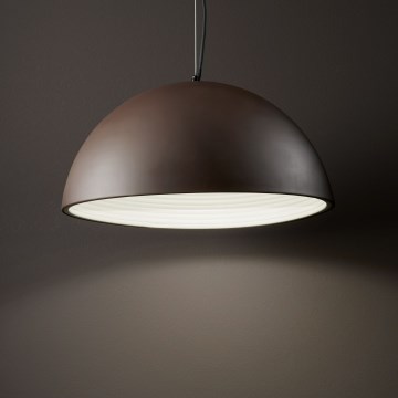 Ideal Lux - Lestenec na vrvici FOLK 1xE27/60W/230V pr. 40 cm rjava