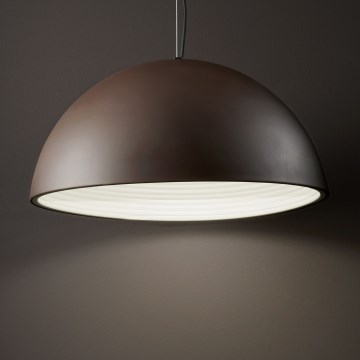 Ideal Lux - Lestenec na vrvici FOLK 1xE27/60W/230V pr. 50 cm rjava